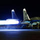 Illustration for article titled Intense Night Shots Show Russian Jets Blasting Out Of Syrian Base